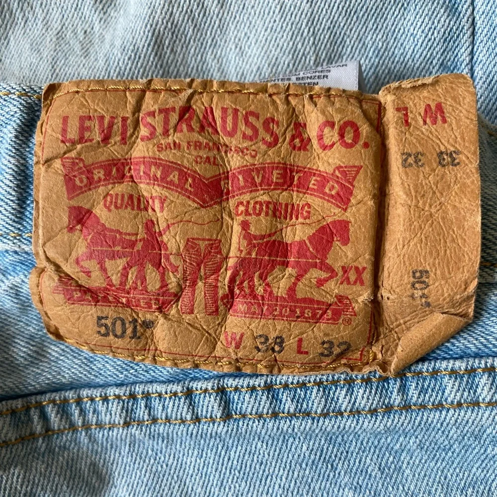 Levi's Light Blue Men's Straight Jeans W 33 L32